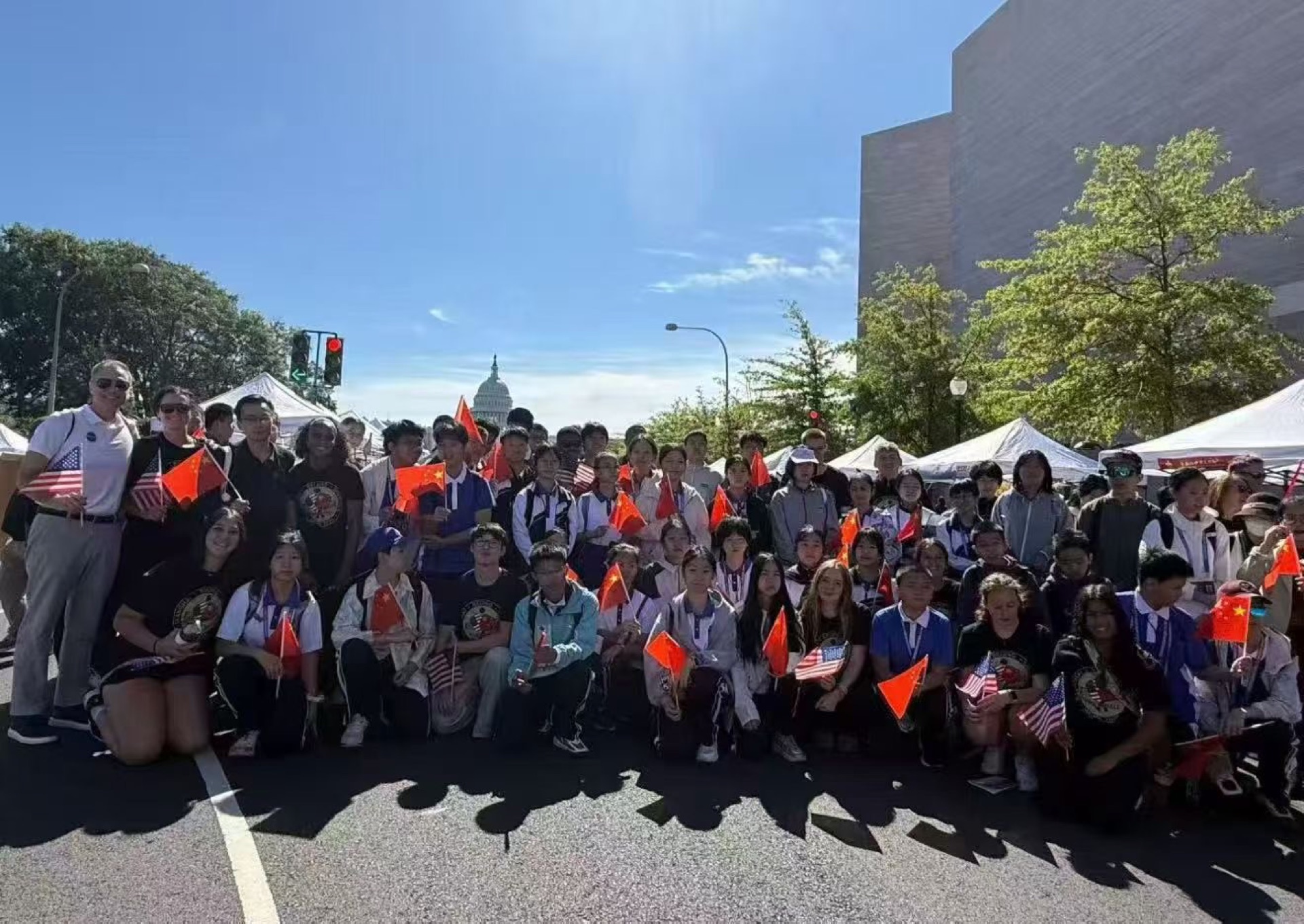 Festival-goers of all backgrounds interacting at the Washington D.C. culture festival 3